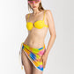 Colorful Print Three-piece Swimsuit