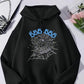 Hip Hop Spider Web Printed Hoodie Men's Women's Spider Sweatshirt Pullover Y2g Clothes Sudaderas Top