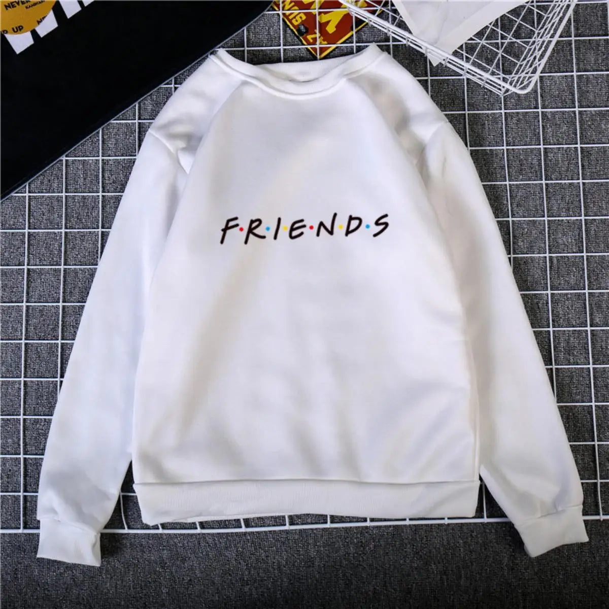 Autumn And Winter Women's Fashion Casual Round Neck Sweatshirt Y2K Letter Print Trendy Street Cute Loose Pullover