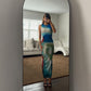 Women's Fashion Abstract Halo Dye Gradient Printing Tank Top Dress